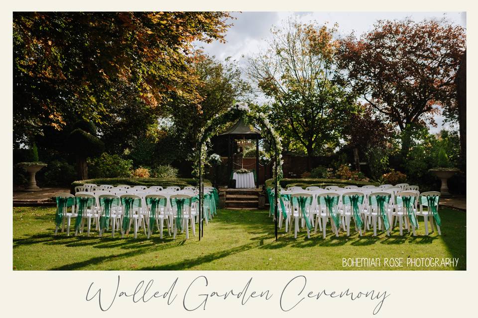 Walled Garden Ceremony