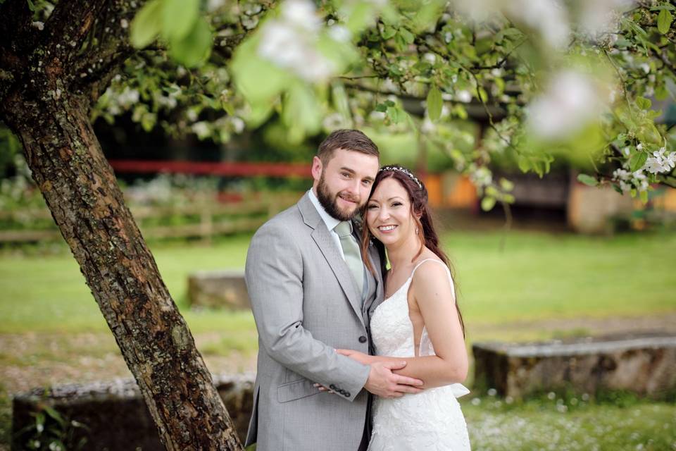 Portrait under tree