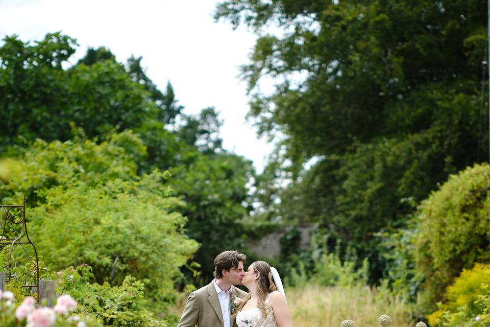 Bride and groom portrait