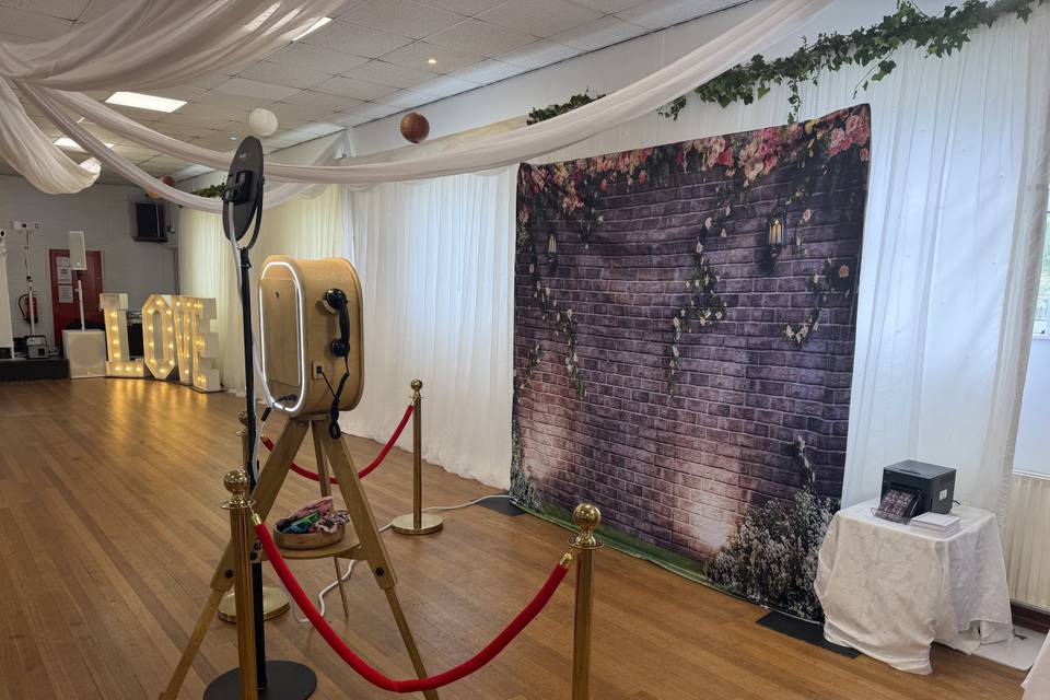 Variety of backdrops