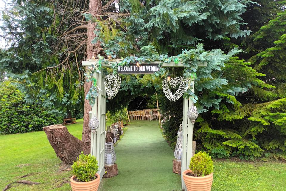 Outdoor Wedding Ceremony