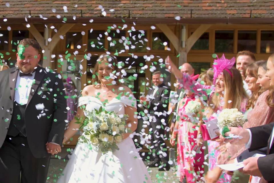 Amy & George - Rivervale Barn
