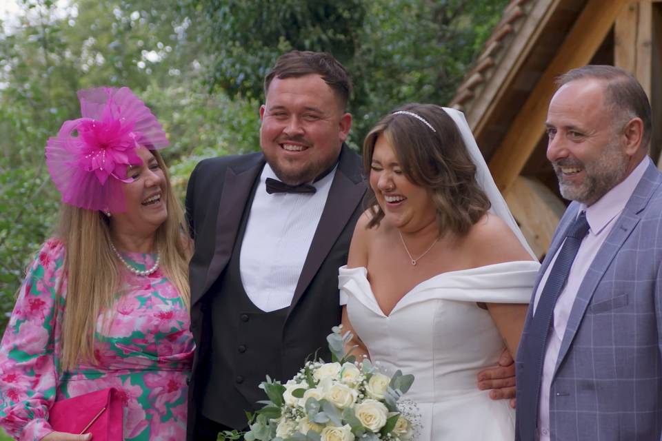 Amy & George - Rivervale Barn