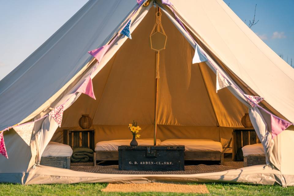 Our bell tents