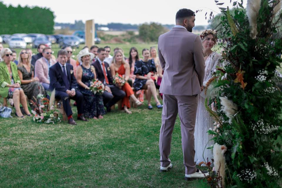 Meadow wedding