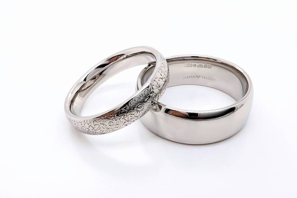White Gold Wedding Bands