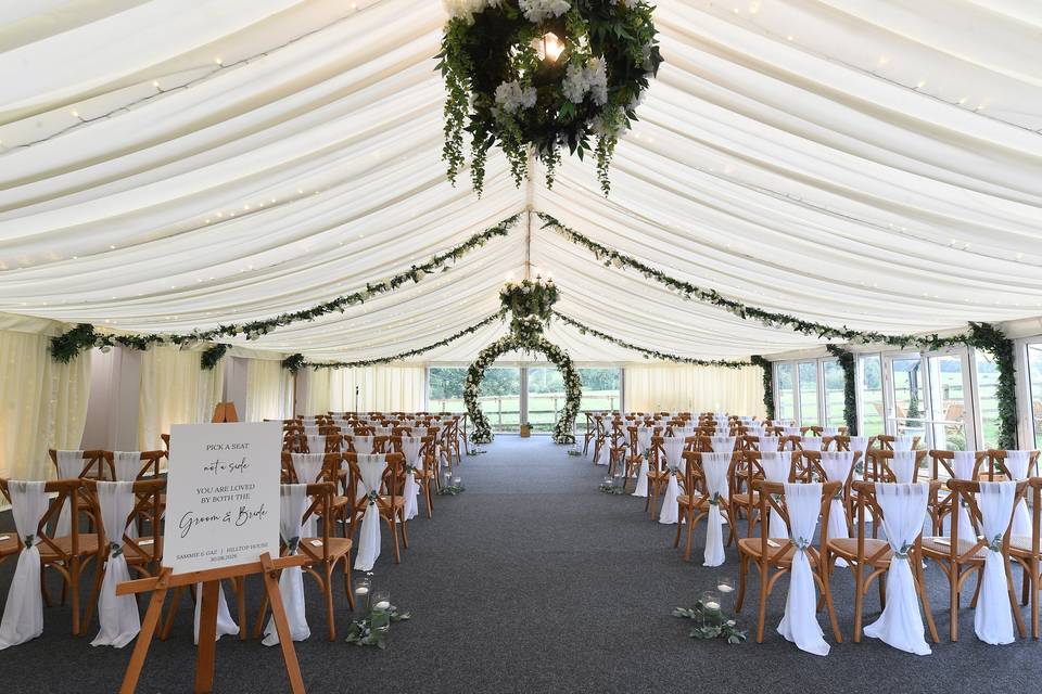 Marquee Ceremony