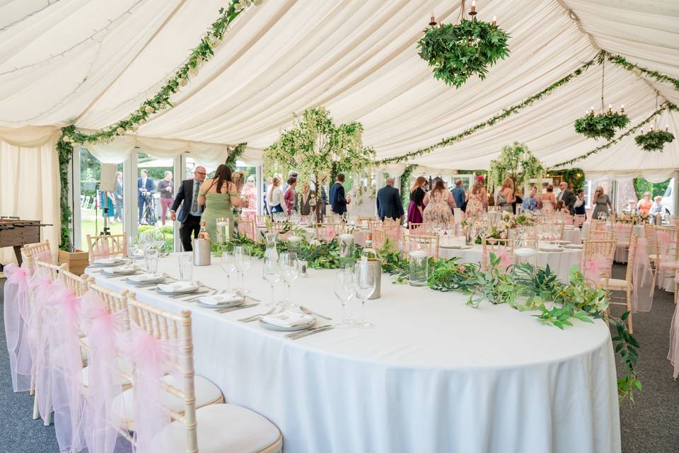 Marquee top table