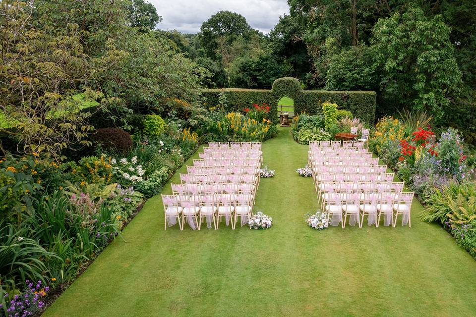 Top lawn ceremony