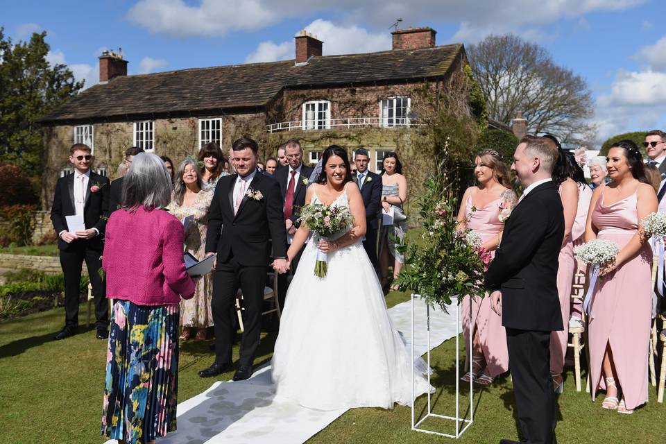 Top lawn ceremony