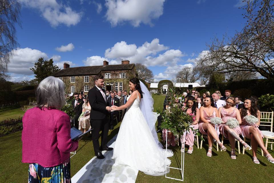 Top lawn ceremony