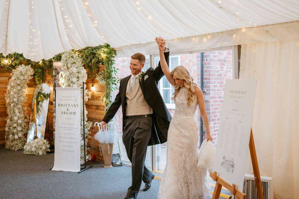 December Wedding Couple