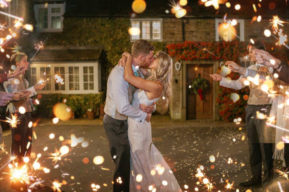 December Sparkler Shot