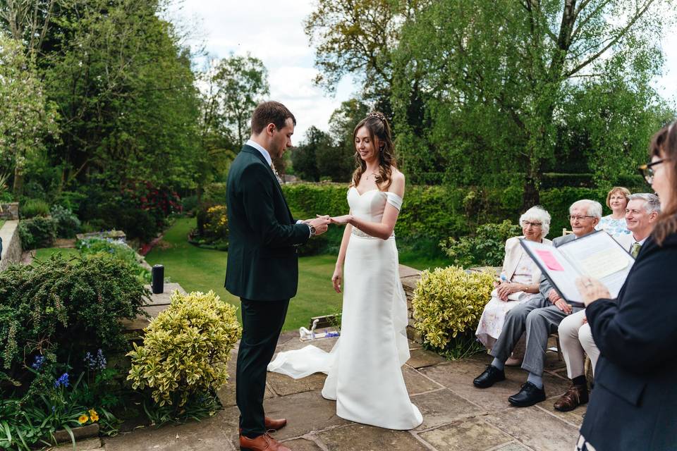 Spring terrace ceremony