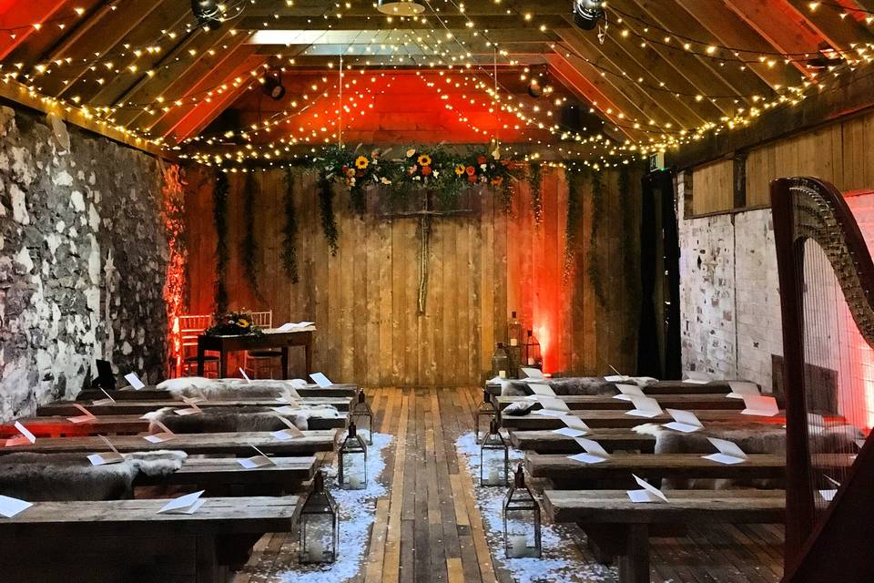 Barn ceremony