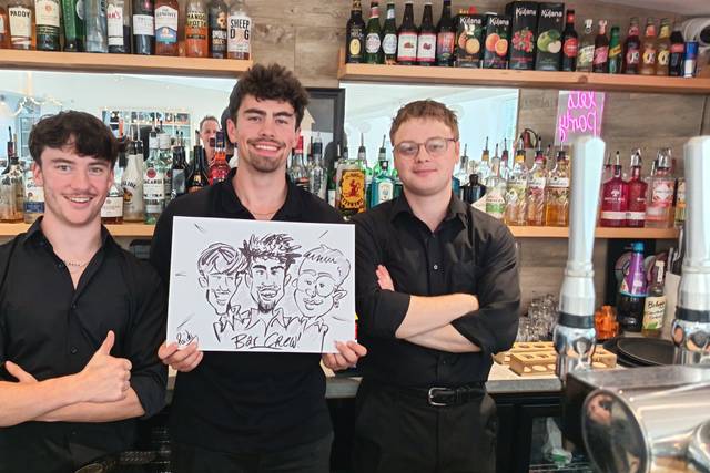 Live caricature.