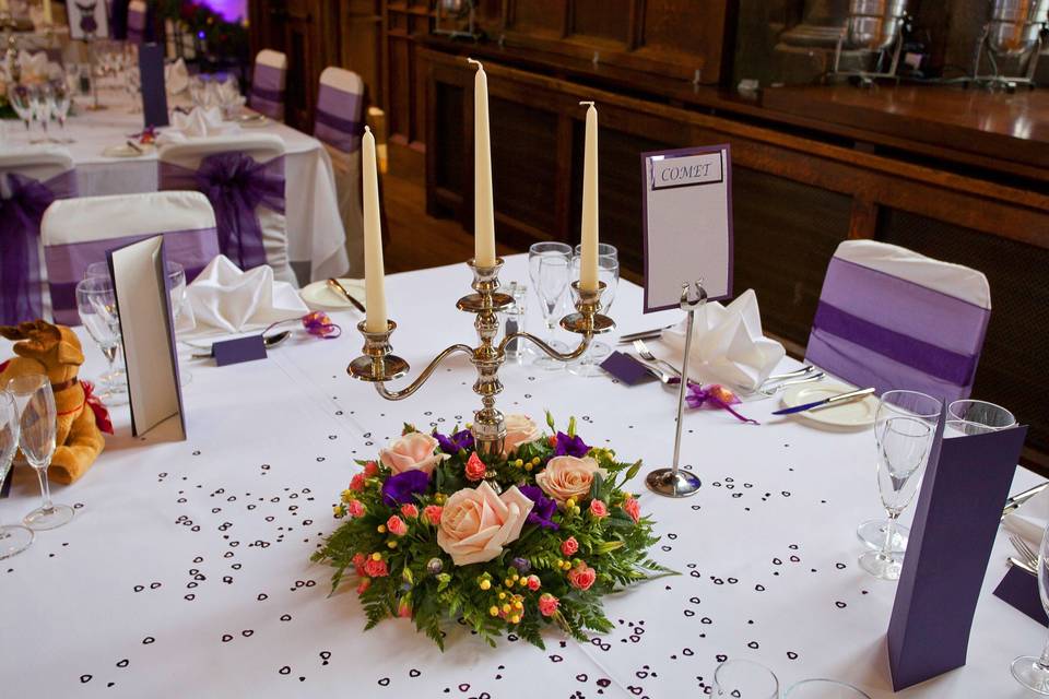 Wedding table design