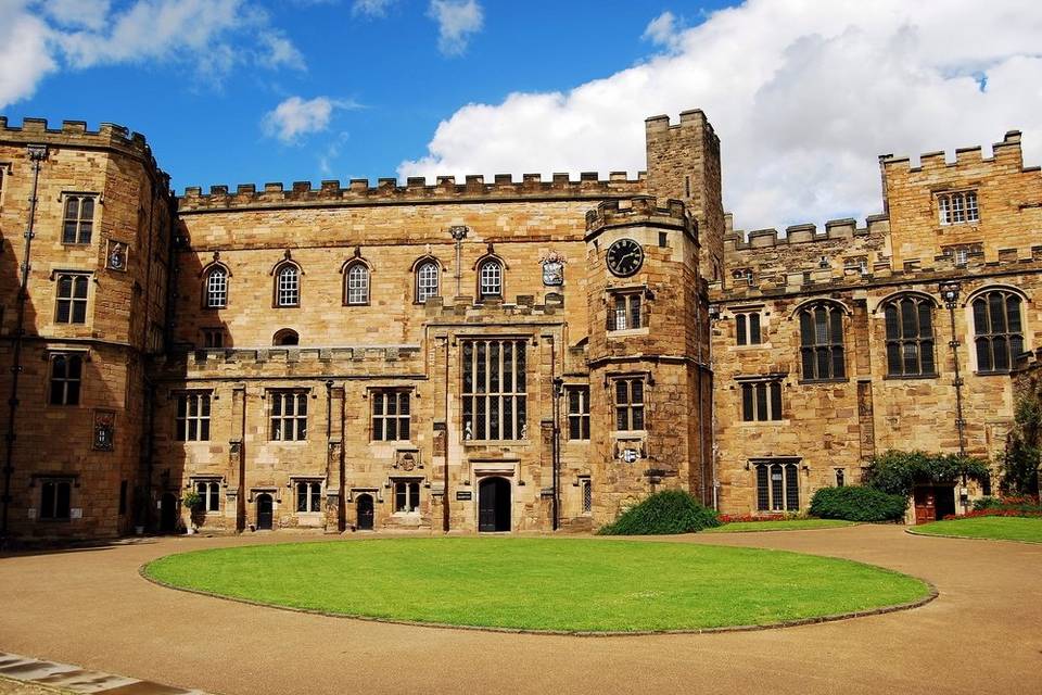 Durham Castle courtyard
