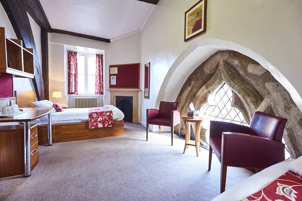 Traditional castle bedroom