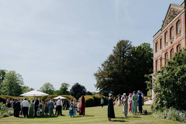 Classic English garden party