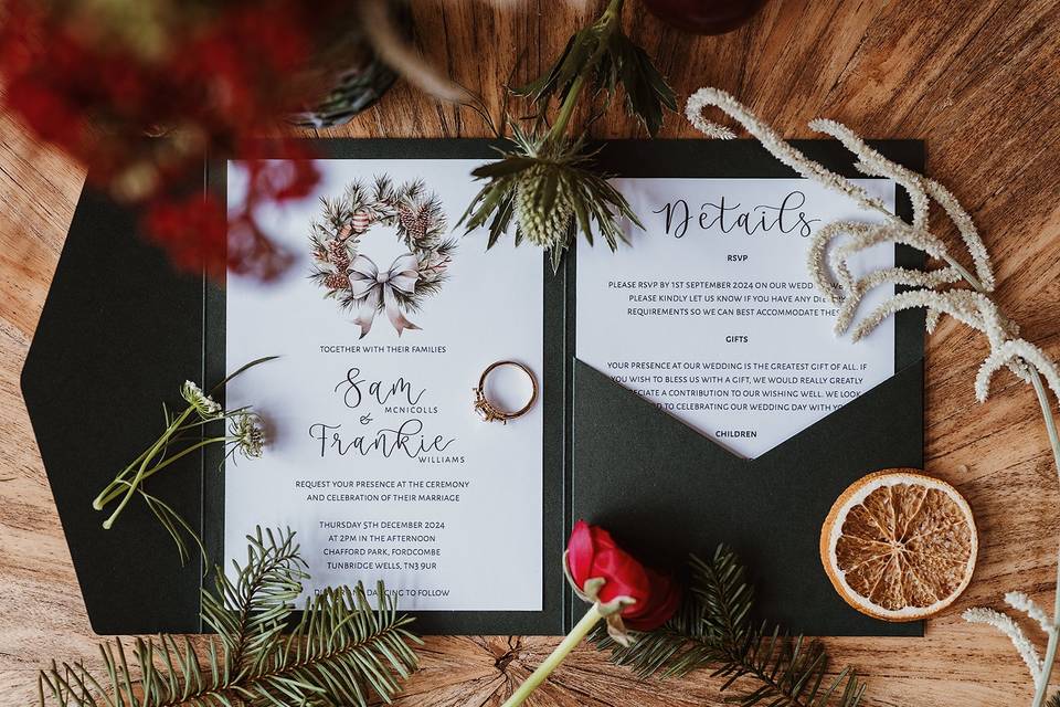 Pocketfold Invitation