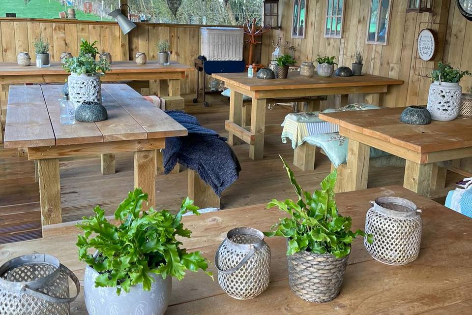Coffee hut potting shed