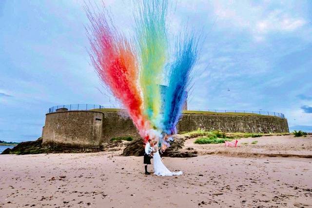 Coloured Smoke Cannons