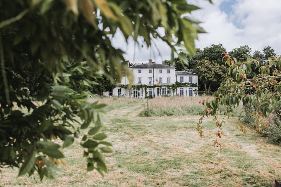 The house from the garden