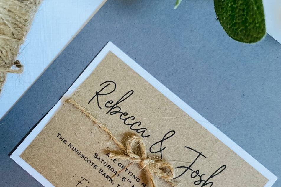 Dear Emma Wedding Stationery