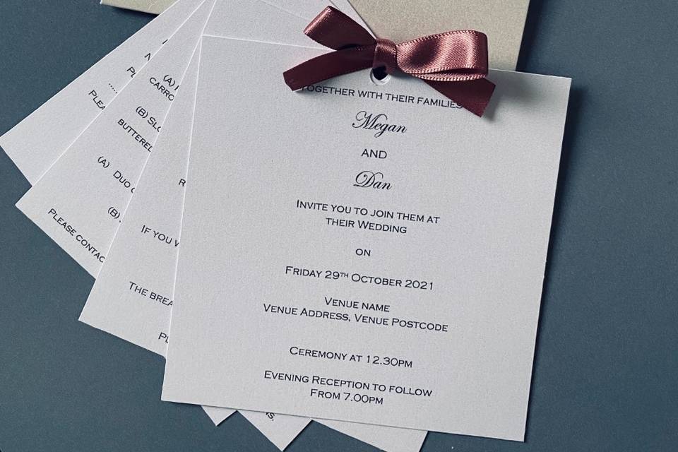 Dear Emma Wedding Stationery