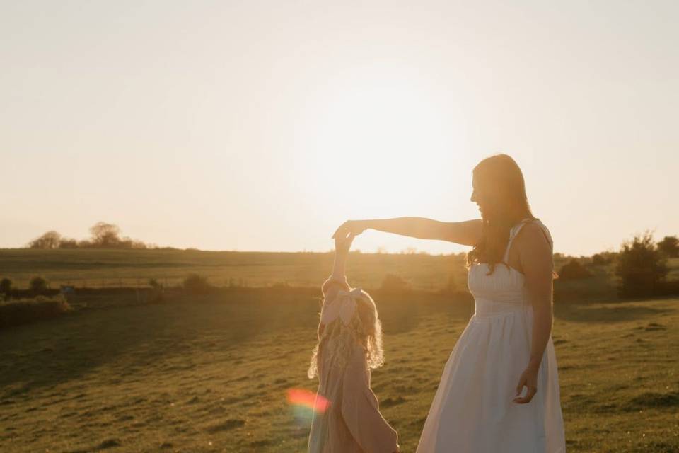 golden hour family sessions