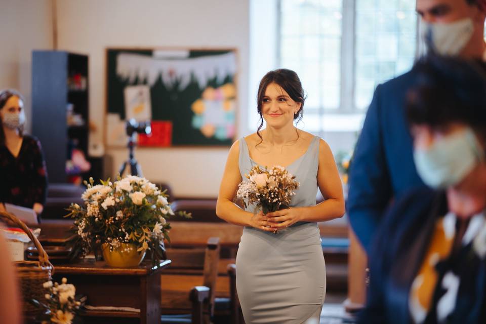 Bridesmaid Hair and Makeup