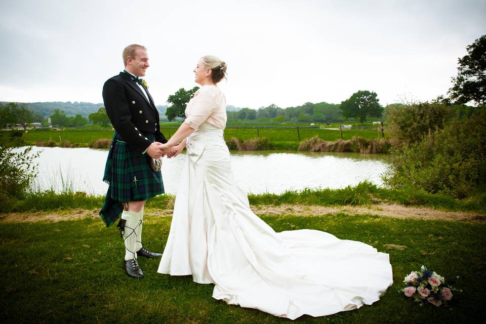 The Bride and Groom