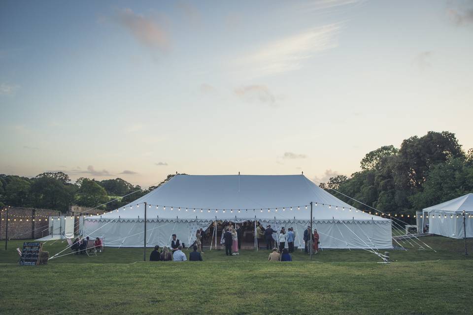 Marquee on lawns