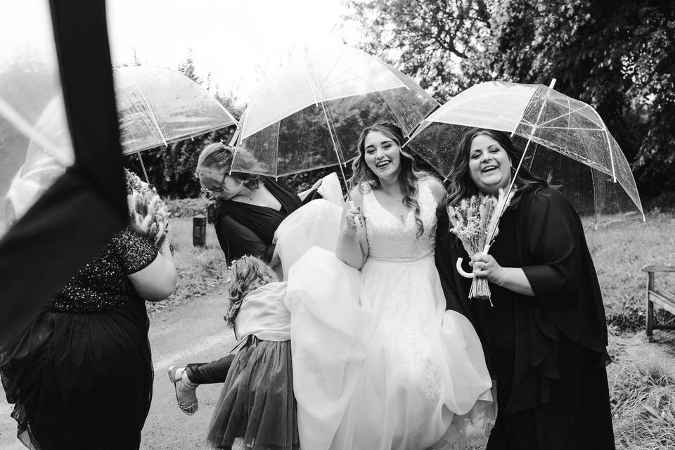 Rain on your wedding day