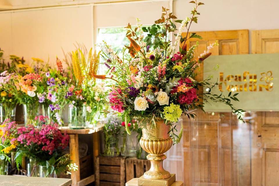 Large Urn Arrangement