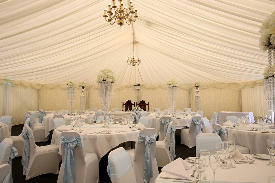 Mercure Haydock Blue Marquee