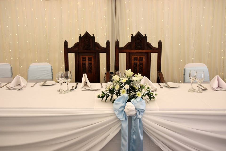 Mercure Haydock Blue Top Table