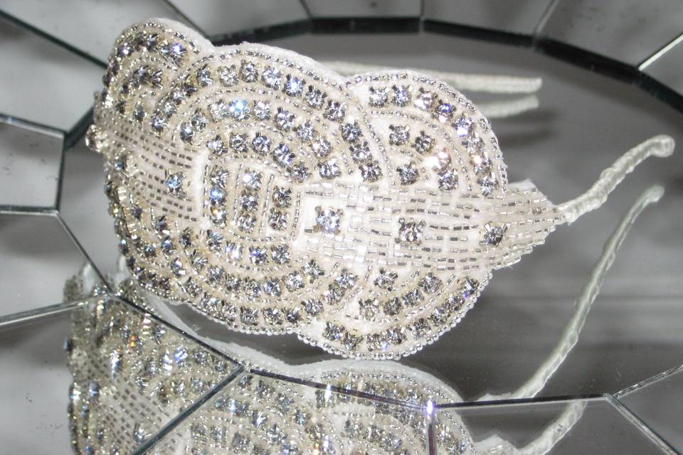 Gatsby side tiara