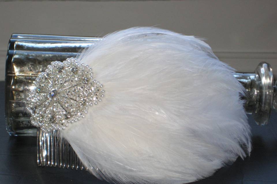 Gatsby side tiara