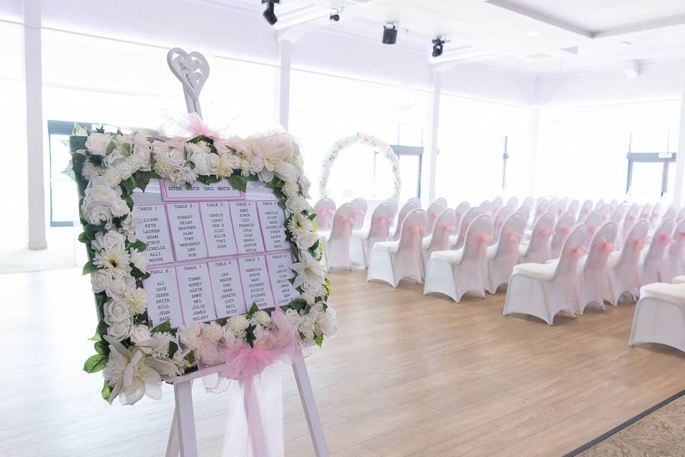 Floral Table Plan