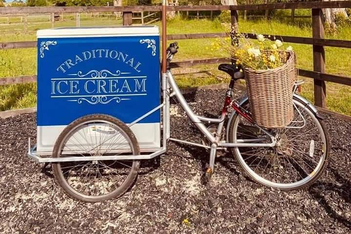 Rose Ice Cream Bike