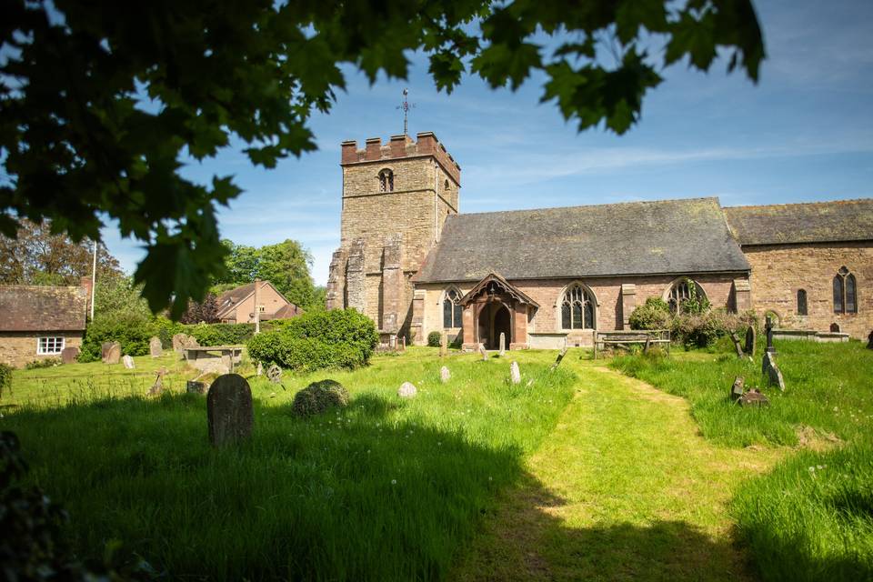 Diddlebury Church
