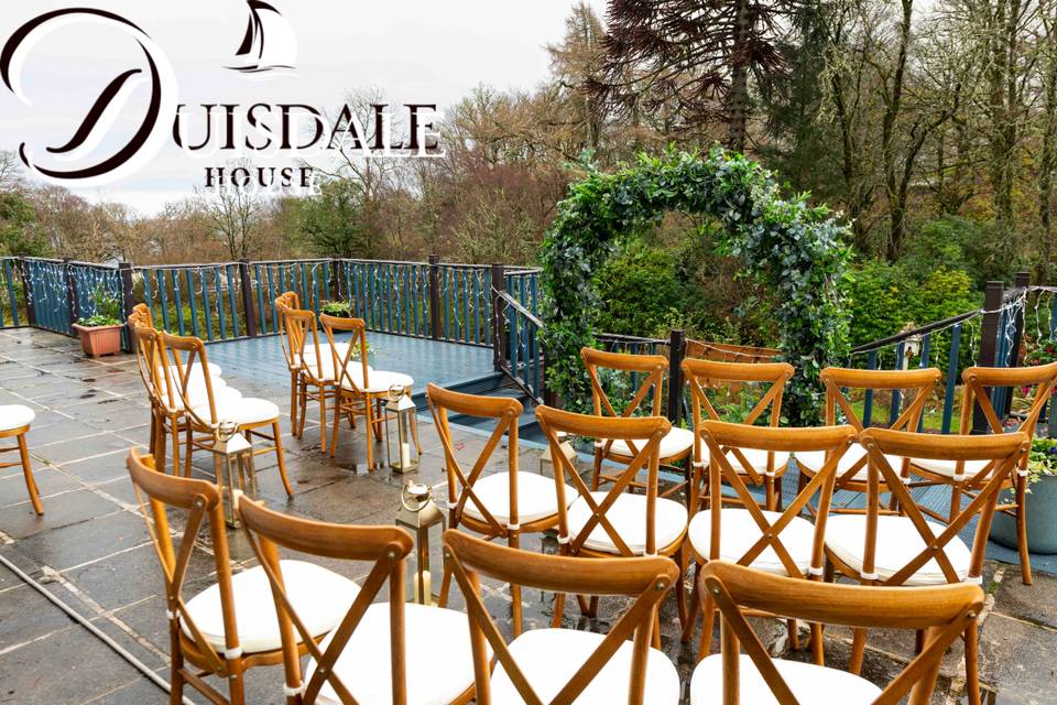 Duisdale Patio Ceremony