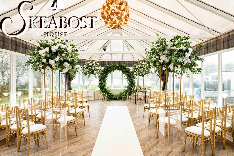 Skeabost Conservatory Ceremony