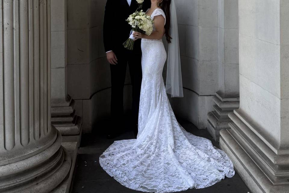 J & M at Marylebone Town Hall