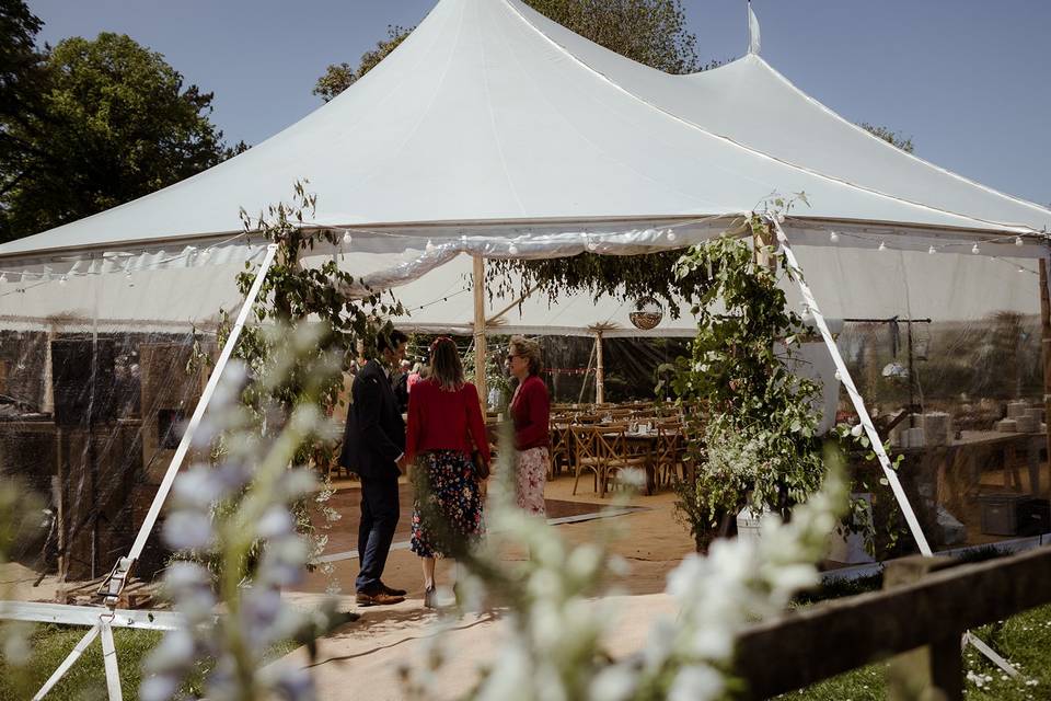 Stunning 2 pole tent