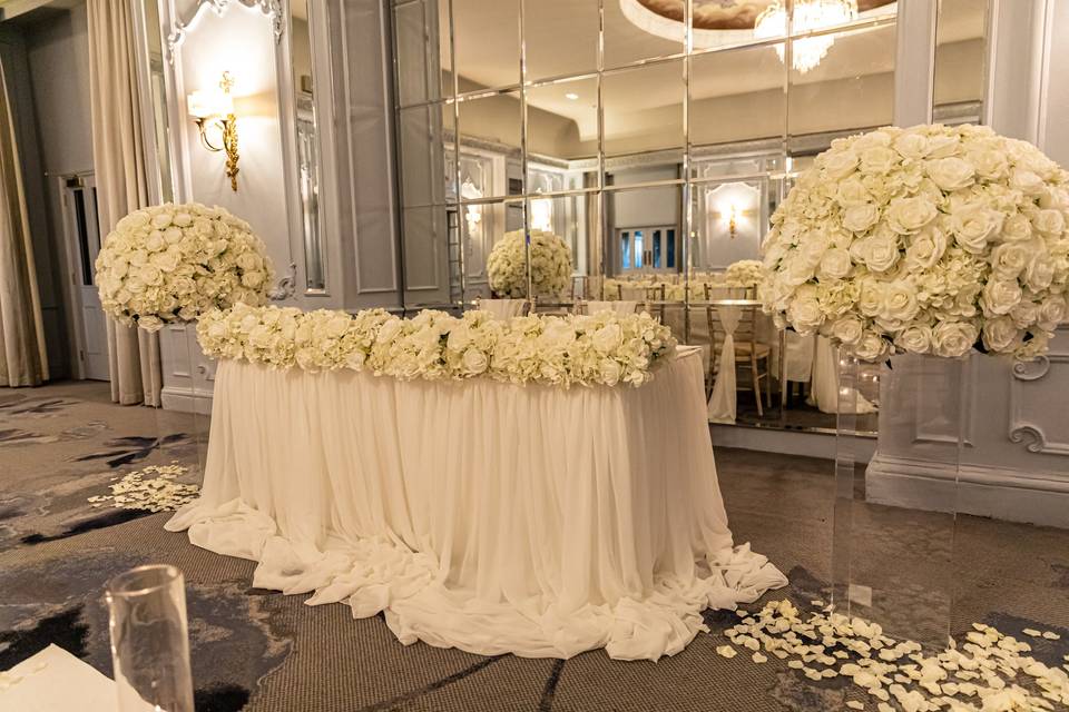 Ceremony table