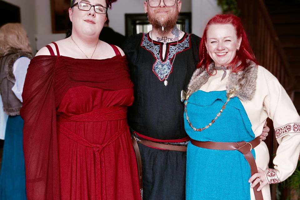 Amy and Steve's Viking wedding