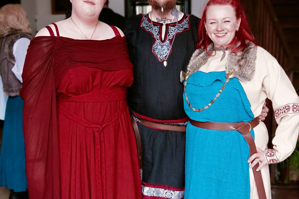 Amy and Steve's Viking Wedding